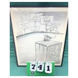 H. M. Talburt Framed Political Artwork #12