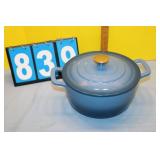 Nice Enameled Blue Soup Pot