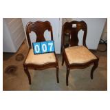 Victorian Dining Room Chairs (2)