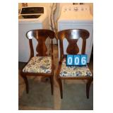 Victorian Dining Room Chairs (2)