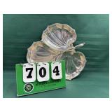 Handled Divided Serving Candy Tray