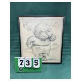 H. M. Talburt Framed Political Artwork #6