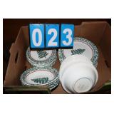 Furio Home Christmas Plate/Bowl Set