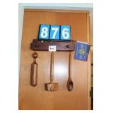 Hanging Colonial Kitchen Tools