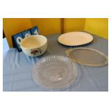 Assorted Serving Ware