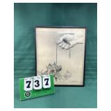 H. M. Talburt Framed Political Artwork #8