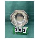 Monogrammed Sterling Silver Salad Bowl