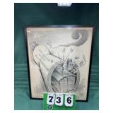 H. M. Talburt Framed Political Artwork #7