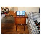 Victorian 2 Drawer End Stand