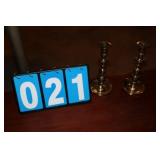 Brass Candle Holders (2)