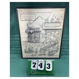 H. M. Talburt Framed Political Artwork #14