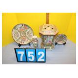 Porcelain Rose Medallion  China Lot