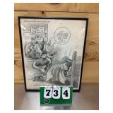 H. M. Talburt Framed Political Artwork #5