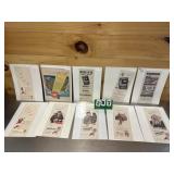 (10) Vintage Advertising Posters Lot #17