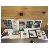 (10) Vintage Advertising Posters Lot #14