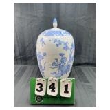 Chinese Blue & White Porcelain Ginger Jar