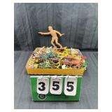 Vintage 1950's Plastic Toy Figures