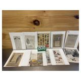 (10) Vintage Advertising Posters Lot #13