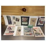 (10) Vintage Advertising Posters Lot #12