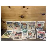 (10) Vintage Advertising Posters Lot #9