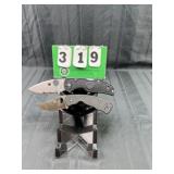 (2) Spyderco Folding Knives
