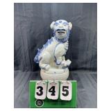14' Blue & White Foo Dogs (Male & Female)