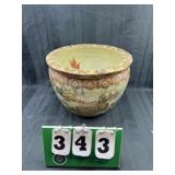Japanese Satsuma Style Porcelain Fishbowl