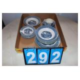 Blue And White Dishes