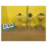 Assorted Oil Lamp Lot