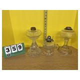 Assorted Oil Lamp Lot