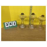 Assorted Oil Lamp Lot