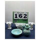 Assorted Milk Glass