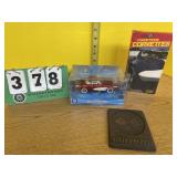 Vintage Corvette collectibles