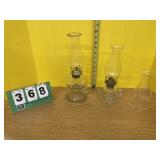 Assorted Oil Lamp Lot