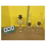 Assorted Oil Lamp Lot