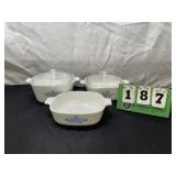 Vintage Corning Ware, Casseroles