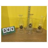 Assorted Oil Lamp Lot