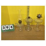 Assorted Oil Lamp Lot