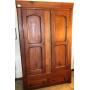 Antique 2 Door Wardrobe, 50"W X 19"D X 81"H