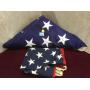 Pair of American 50 star flags - cloth