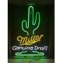 MGD Cactus Neon Beer Advertising Sign in Original