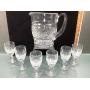 Set of 6 small Waterford crystal glasses and