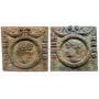 c. 1290-1420AD  Wood Reliefs Depicting Caesar