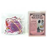 Norman Rockwell collector cards and assorted