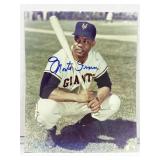 Monte Irvin autographed picture