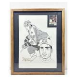 Eric lindros framed lithograph