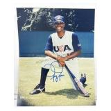 Jacque jones autographed picture