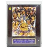 Lakers championship plaque