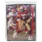 Jerry rice framed picture