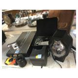 Polaroid Camera, Performance Teknique car Amp,
